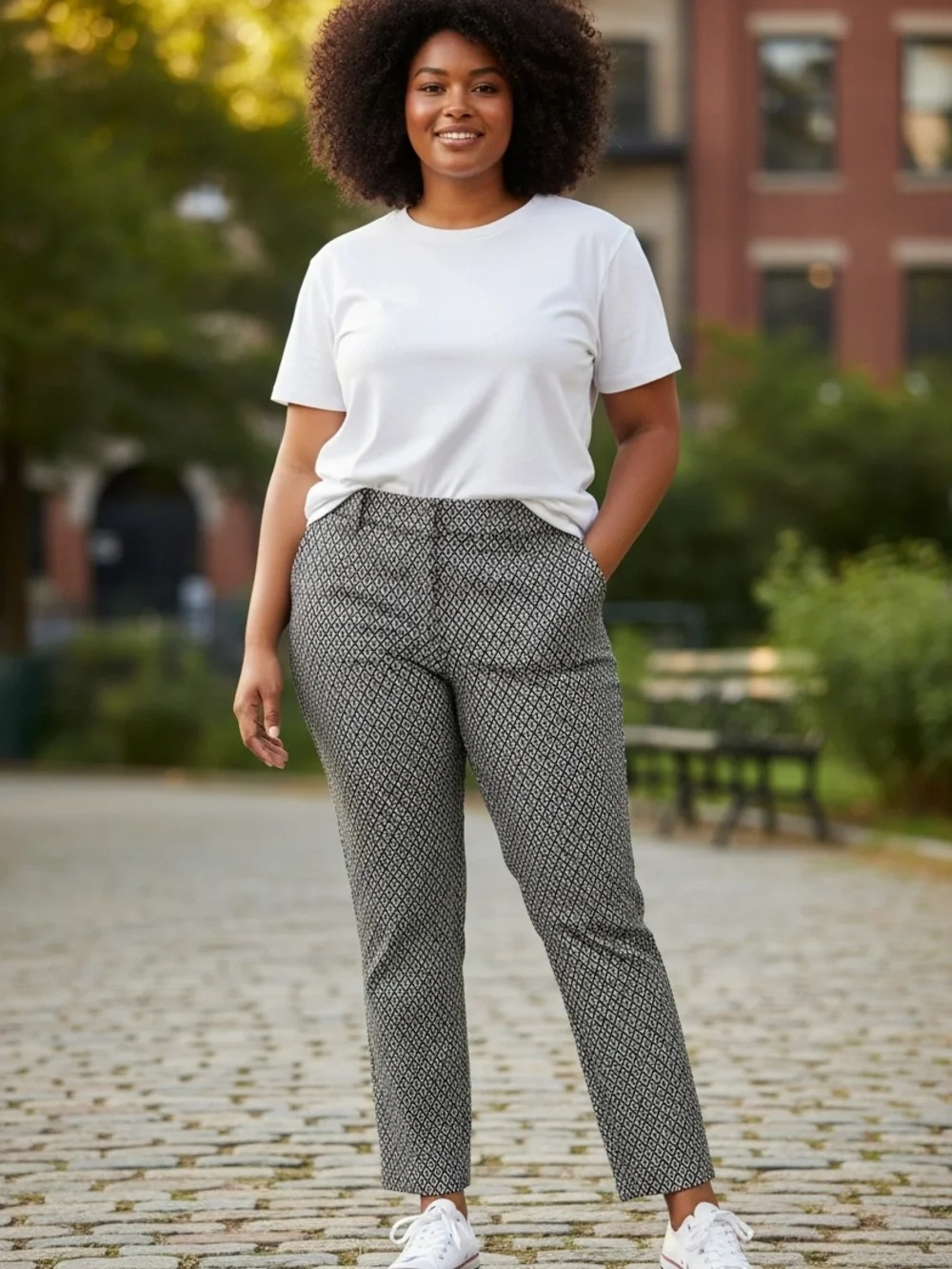 Talbots Pants 14 NWT Metallic Diamond Jacquard Crop Ankle Office